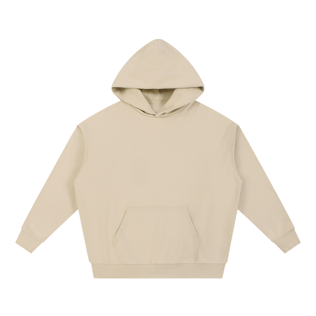 MIROLYUB Essential Heavyweight Hoodie undefined in Apricot, front view