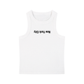 New York City White Snow Washed Tank Top