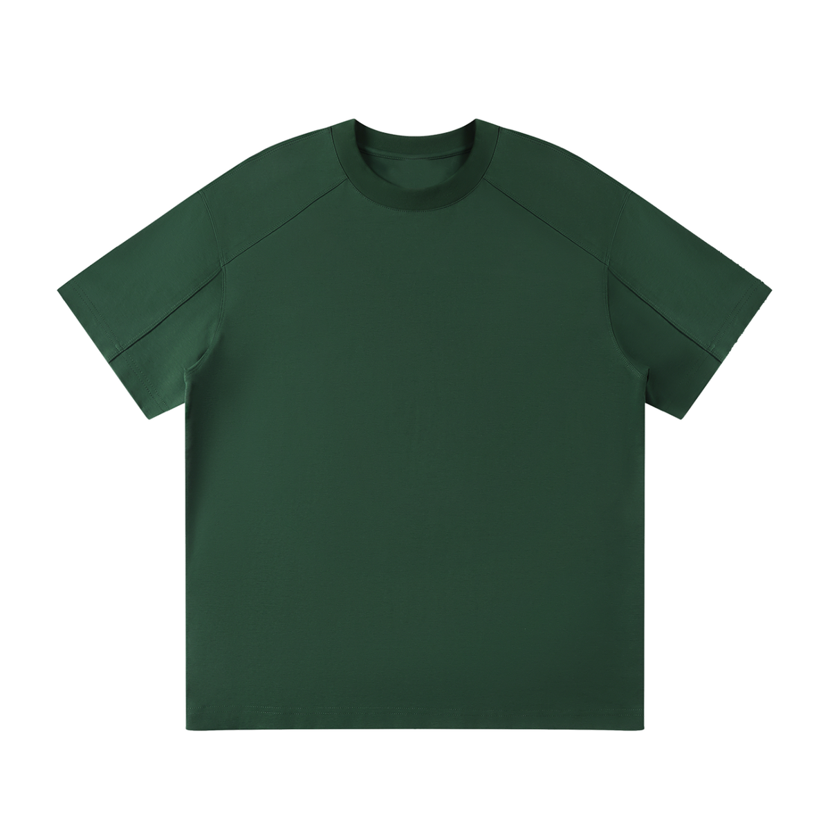 MIROLYUB Unisex Raglan Sleeve T-Shirt — Dark Green — front view