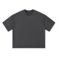 MIROLYUB Unisex Heavyweight Boxy T-Shirt — Dark Gray — front view