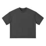 MIROLYUB Unisex Heavyweight Boxy T-Shirt — Dark Gray — front view