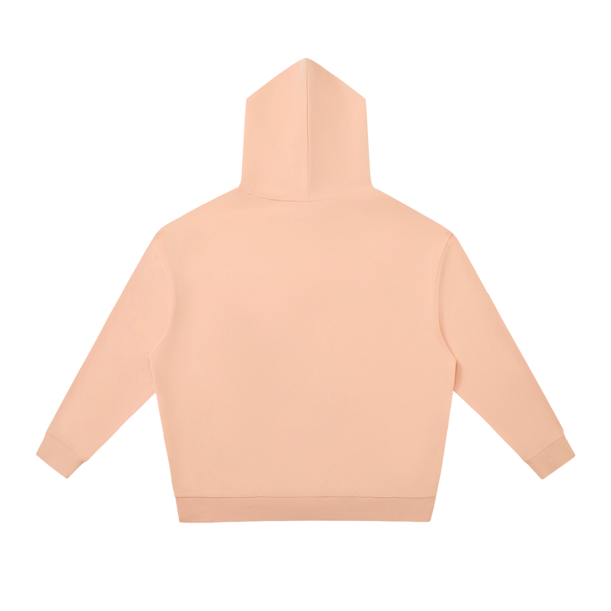 MIROLYUB Shelter Pullover Hoodie in Pink, back view