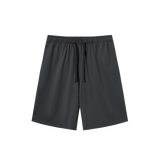 MIROLYUB Roam drawstring shorts in Dark Gray, front view