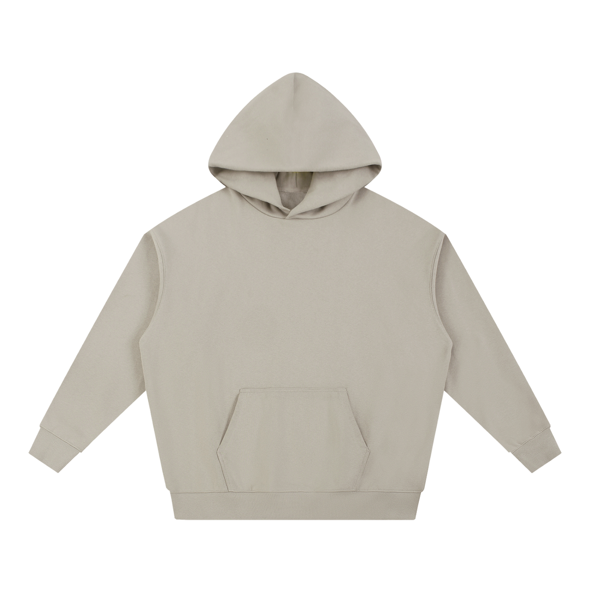 MIROLYUB Bastion Heavyweight Hoodie in Light Gray, front view