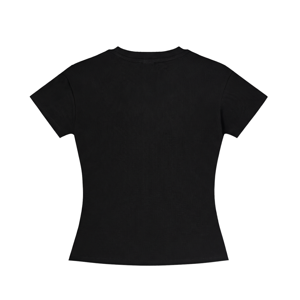MIROLYUB Closeknit in Black — back view