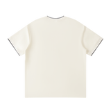 MIROLYUB Routine Cotton-Nylon Tee in Apricot, back view