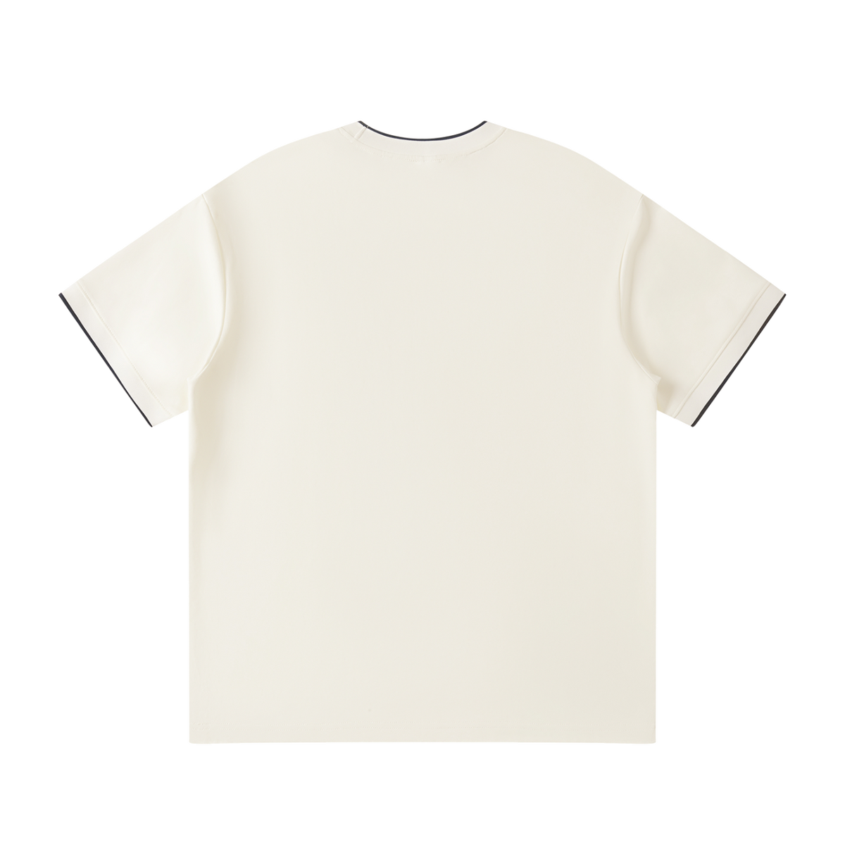 MIROLYUB Routine Cotton-Nylon Tee in Apricot, back view