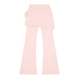 Foldover — Skirted Flare Leggings / Soft Light