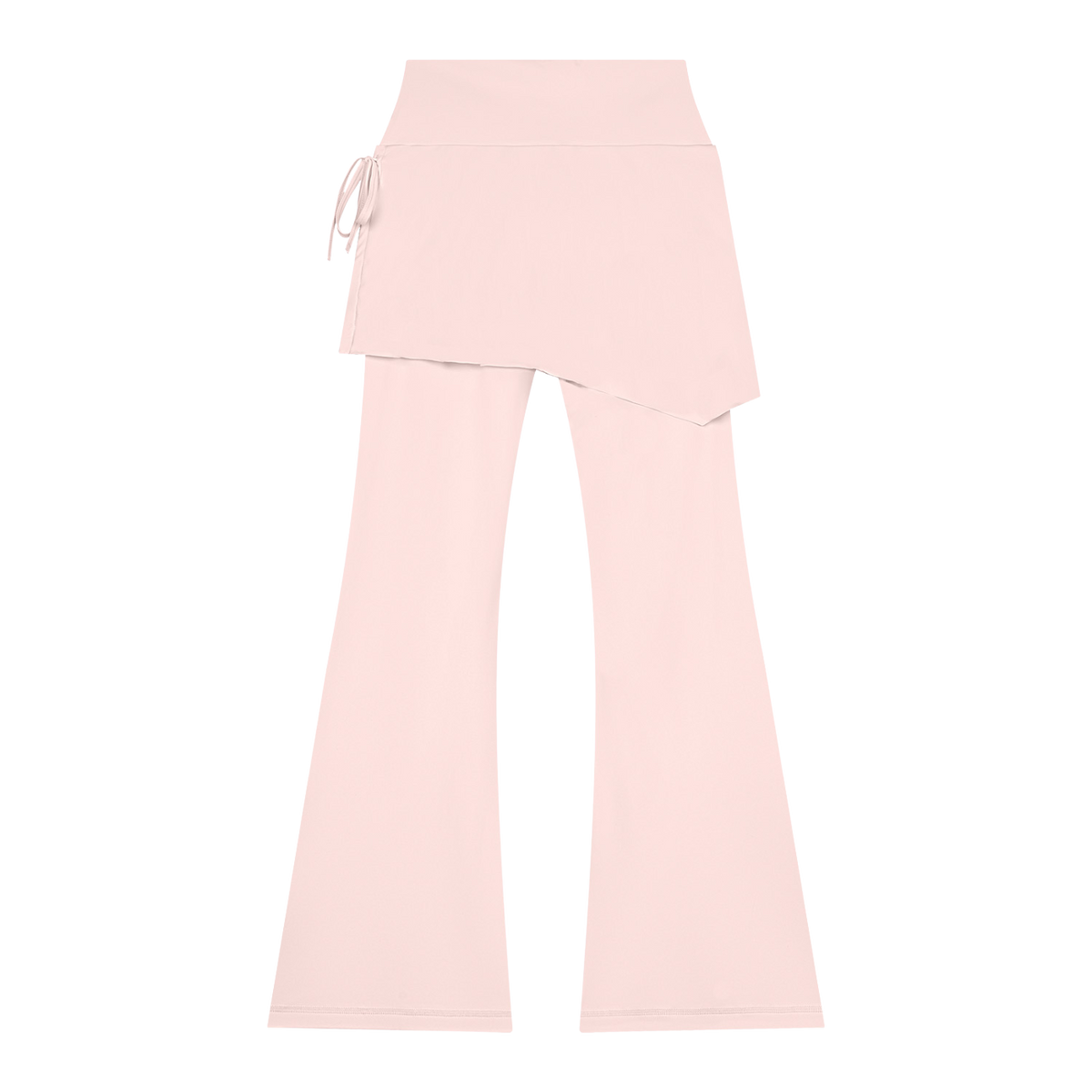 Foldover — Skirted Flare Leggings / Soft Light