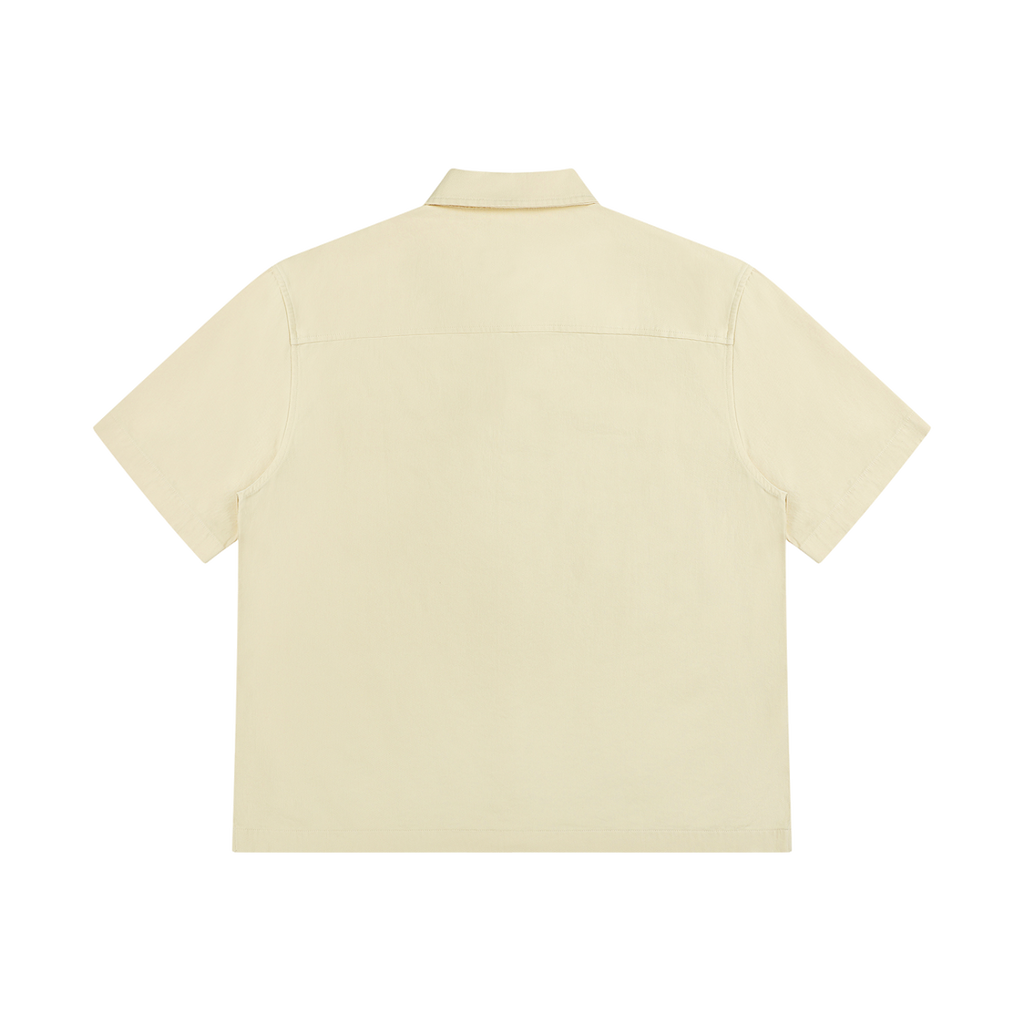 Docket — Cotton Patch-Pocket Shirt / Earth — Apricot, back view