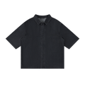 Undercurrent lyocell short-sleeve shirt in Black, front view
