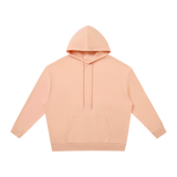 MIROLYUB Shelter Pullover Hoodie in Pink, front view