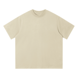 MIROLYUB Unisex Quick-Dry Relaxed Fit T-Shirt undefined in Khaki, front view
