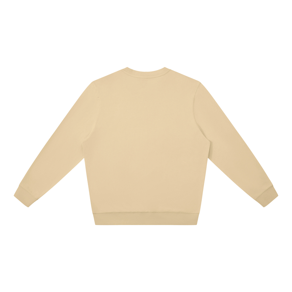 MIROLYUB Plainview Oversized Sweatshirt in Khaki, back view