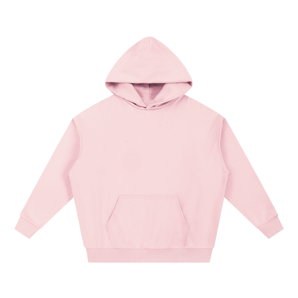 Essential Heavyweight Hoodie — Pink, front view