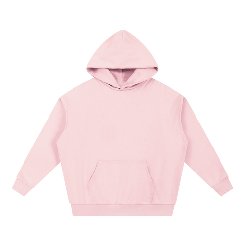 Essential Heavyweight Hoodie — Pink, front view