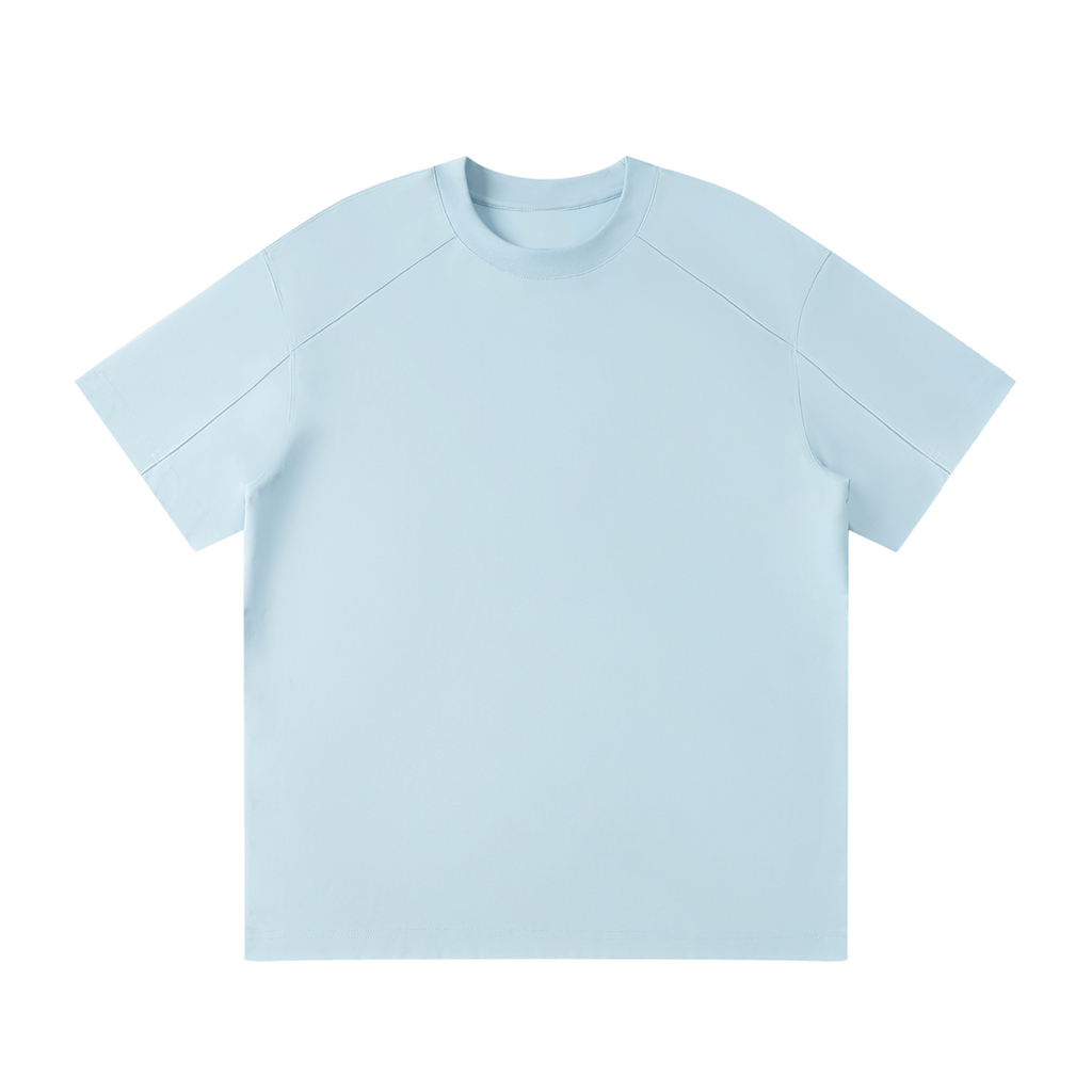 MIROLYUB Unisex Raglan Sleeve T-Shirt — Sky Blue — front view