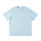 MIROLYUB Unisex Raglan Sleeve T-Shirt — Sky Blue — front view