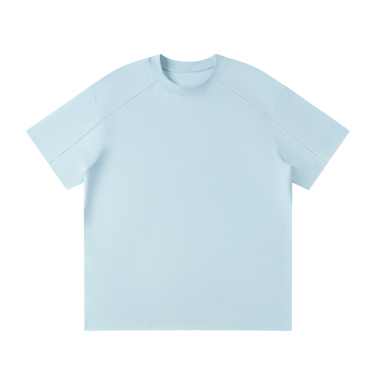 MIROLYUB Unisex Raglan Sleeve T-Shirt — Sky Blue — front view