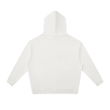 MIROLYUB Shelter Pullover Hoodie in White, back view