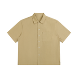 Docket — Cotton Patch-Pocket Shirt / Earth — Khaki, front view