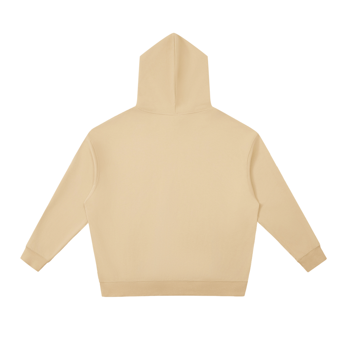 MIROLYUB Shelter Pullover Hoodie in Khaki, back view