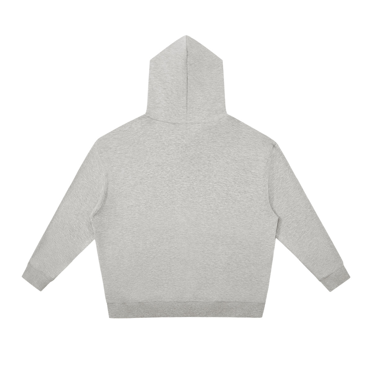 MIROLYUB Shelter Pullover Hoodie in Flower Gray, back view