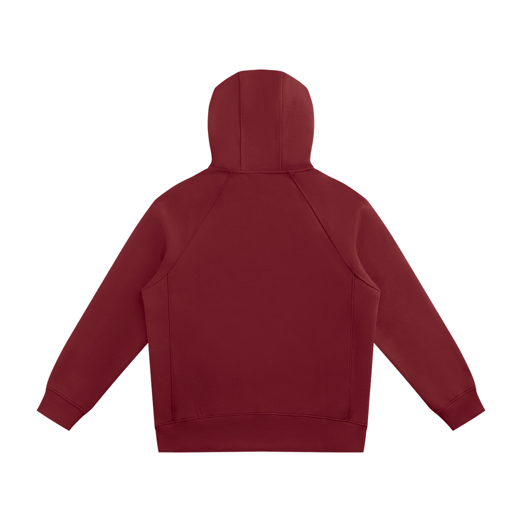 Courseway — Sweat à capuche raglan zippé / Wine