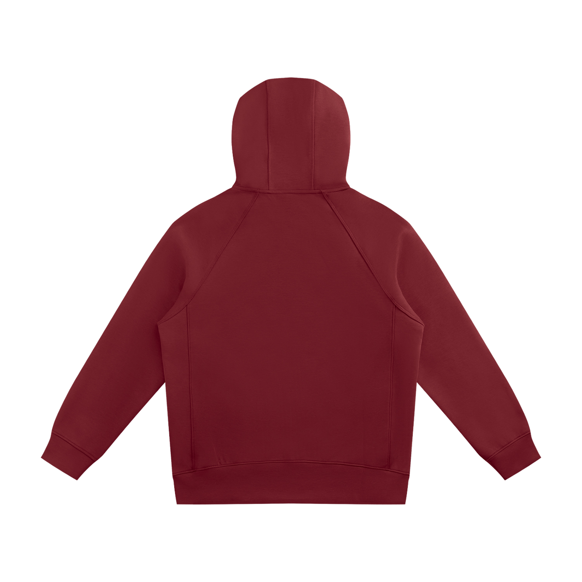 Courseway — Raglan Zip Hoodie / Wine