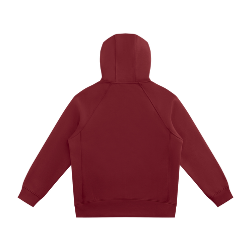 Courseway — Raglan Zip Hoodie / Wine