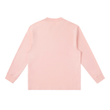 MIROLYUB Continuum cotton-blend long sleeve in Pink, back view.