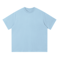 Unisex Quick-Dry Relaxed Fit T-Shirt — Sky Blue, front view