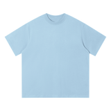 Unisex Quick-Dry Relaxed Fit T-Shirt — Sky Blue, front view
