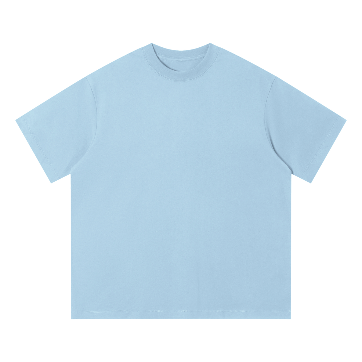 Unisex Quick-Dry Relaxed Fit T-Shirt — Sky Blue, front view