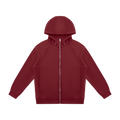 Courseway — Sweat à capuche raglan zippé / Wine