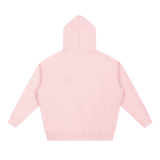 Essential Heavyweight Hoodie — Pink, back view