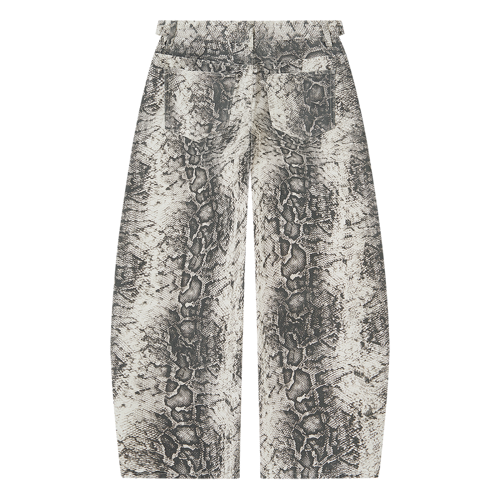 MIROLYUB Serpentine — White Snake Print, back view