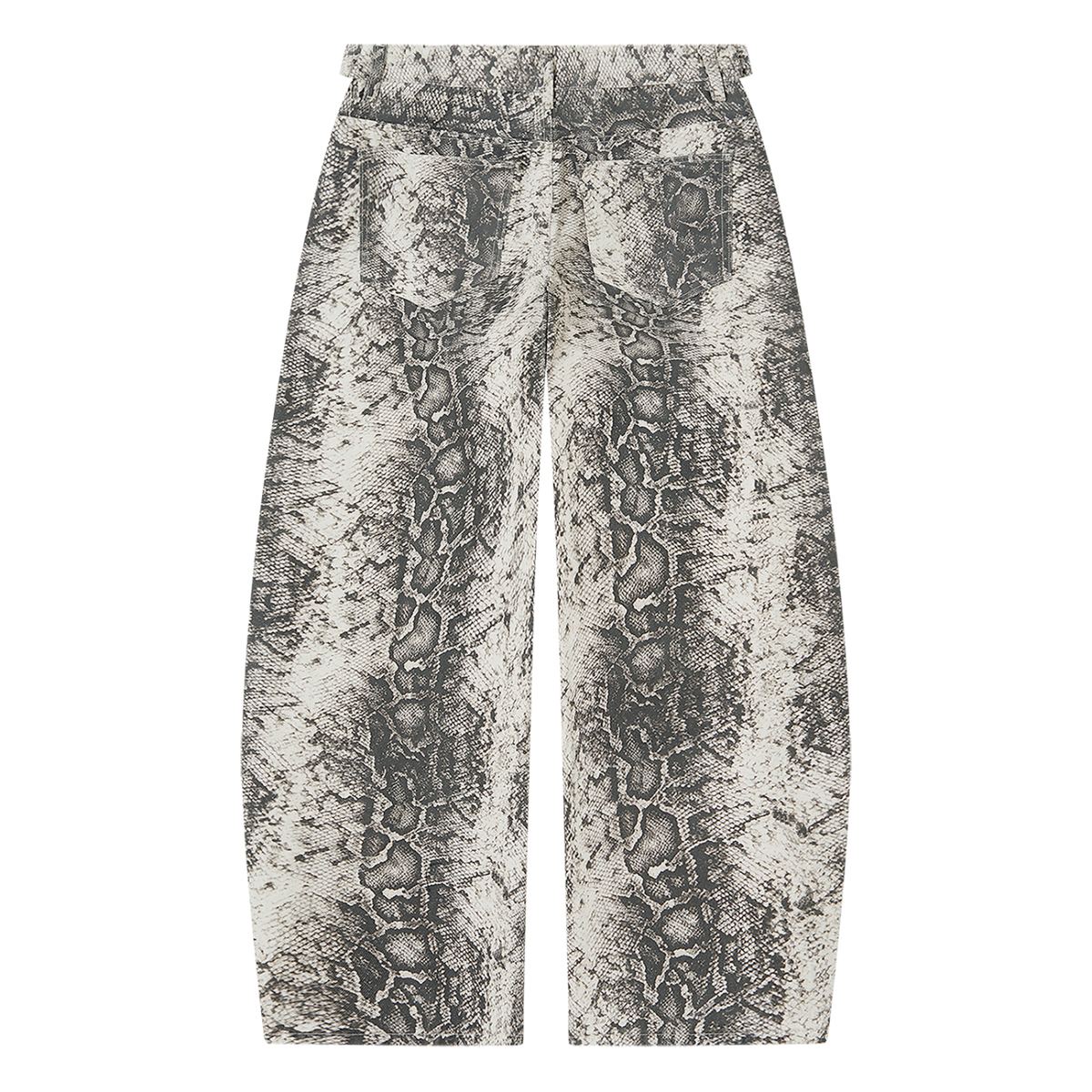 MIROLYUB Serpentine — White Snake Print, back view
