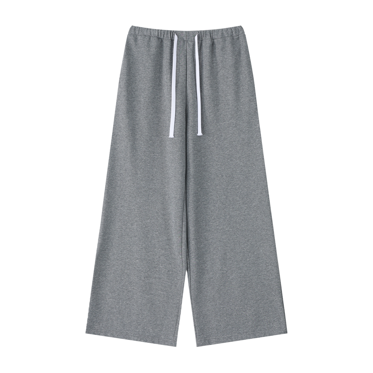 MIROLYUB Cascade wide-leg drawstring pants in Flower Gray — front view