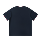 Unisex Regular Fit T-Shirt — Navy Blue, back view