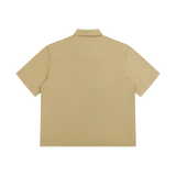 Docket — Cotton Patch-Pocket Shirt / Earth — Khaki, back view