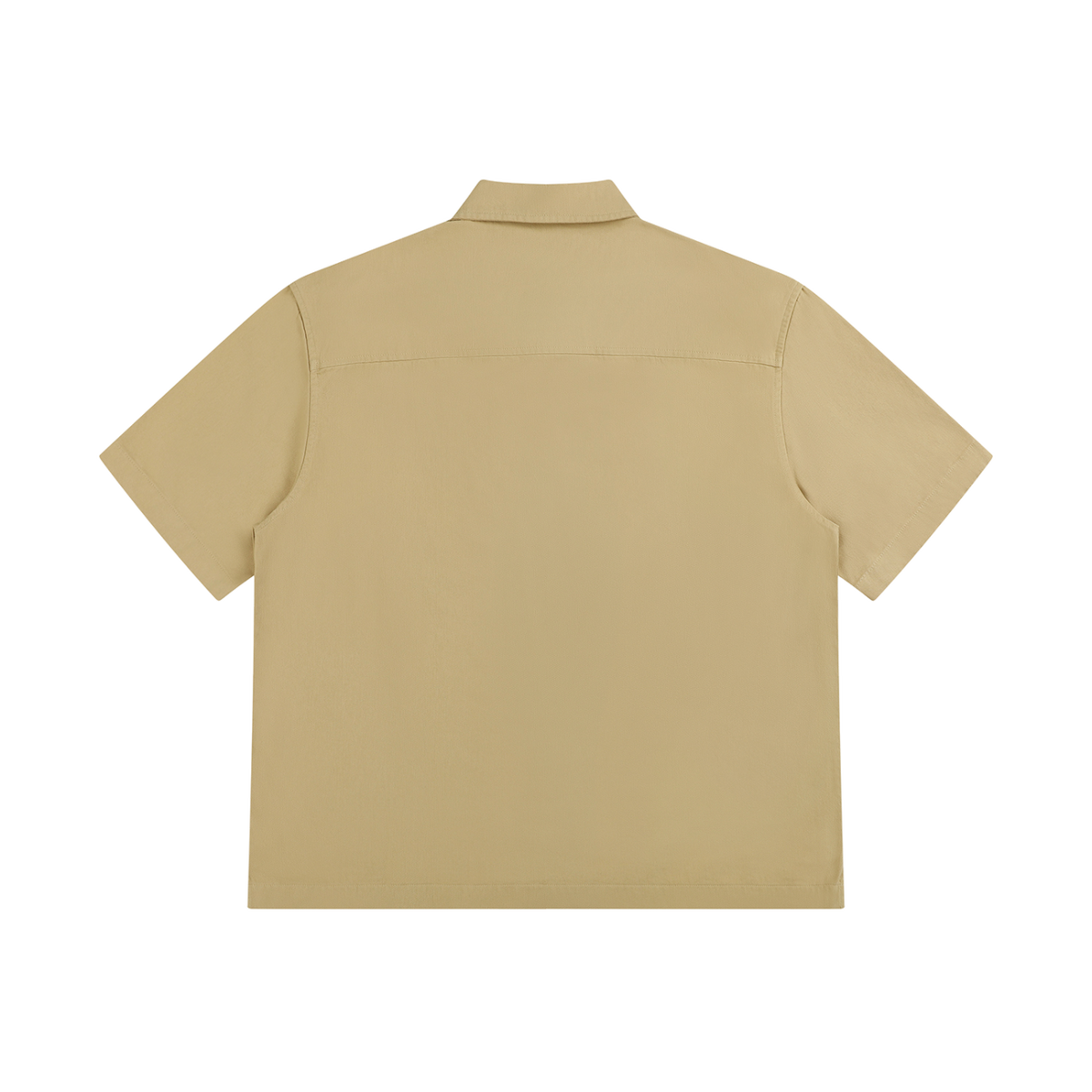 Docket — Cotton Patch-Pocket Shirt / Earth — Khaki, back view