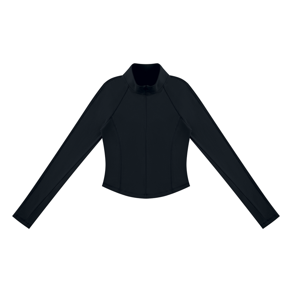 MIROLYUB Quarterline — Black, front view