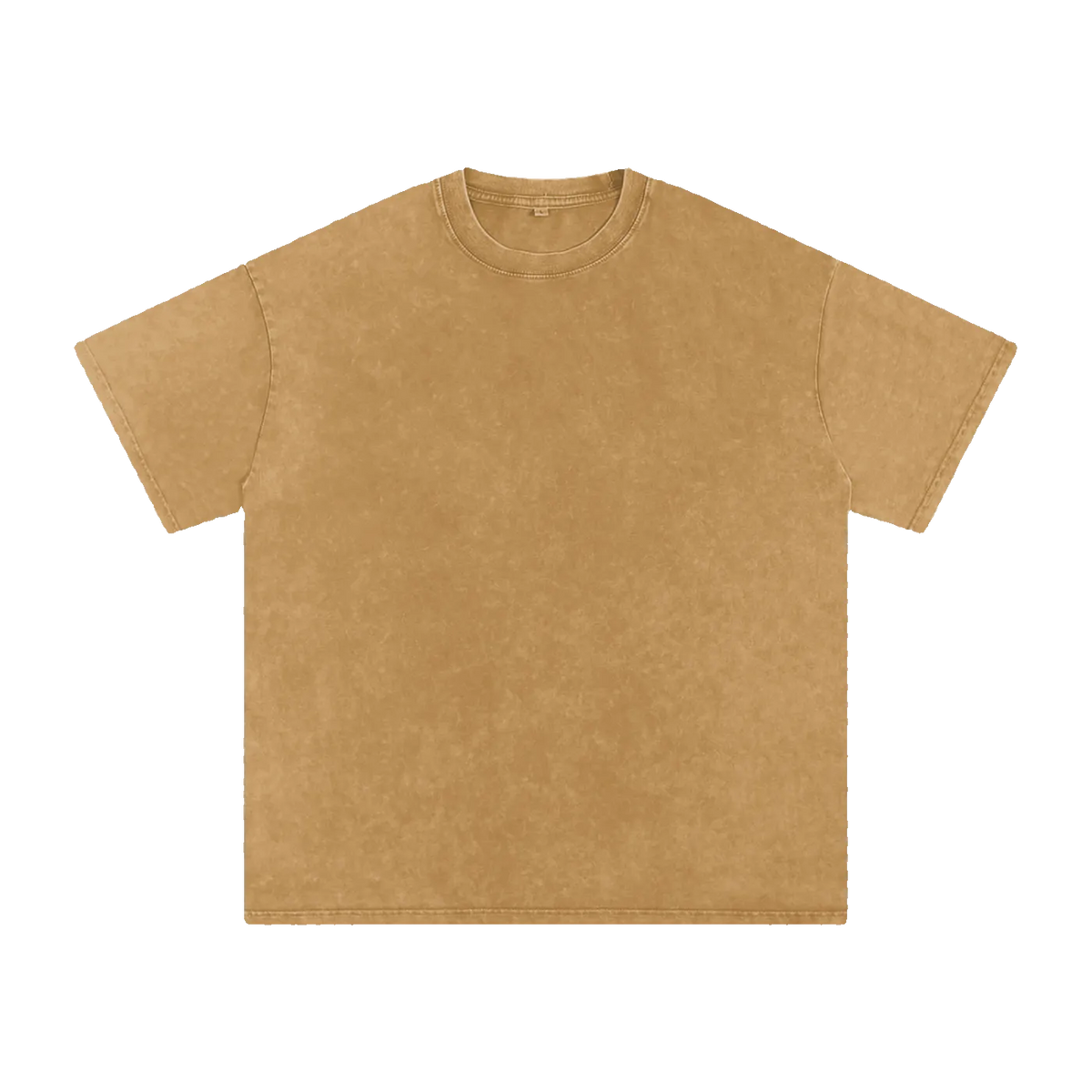 MIROLYUB Afterglow snow-wash oversized cotton tee in Light Brown, front view