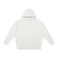 MIROLYUB Shelter Pullover Hoodie in White, front view