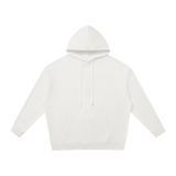 MIROLYUB Shelter Pullover Hoodie in White, front view