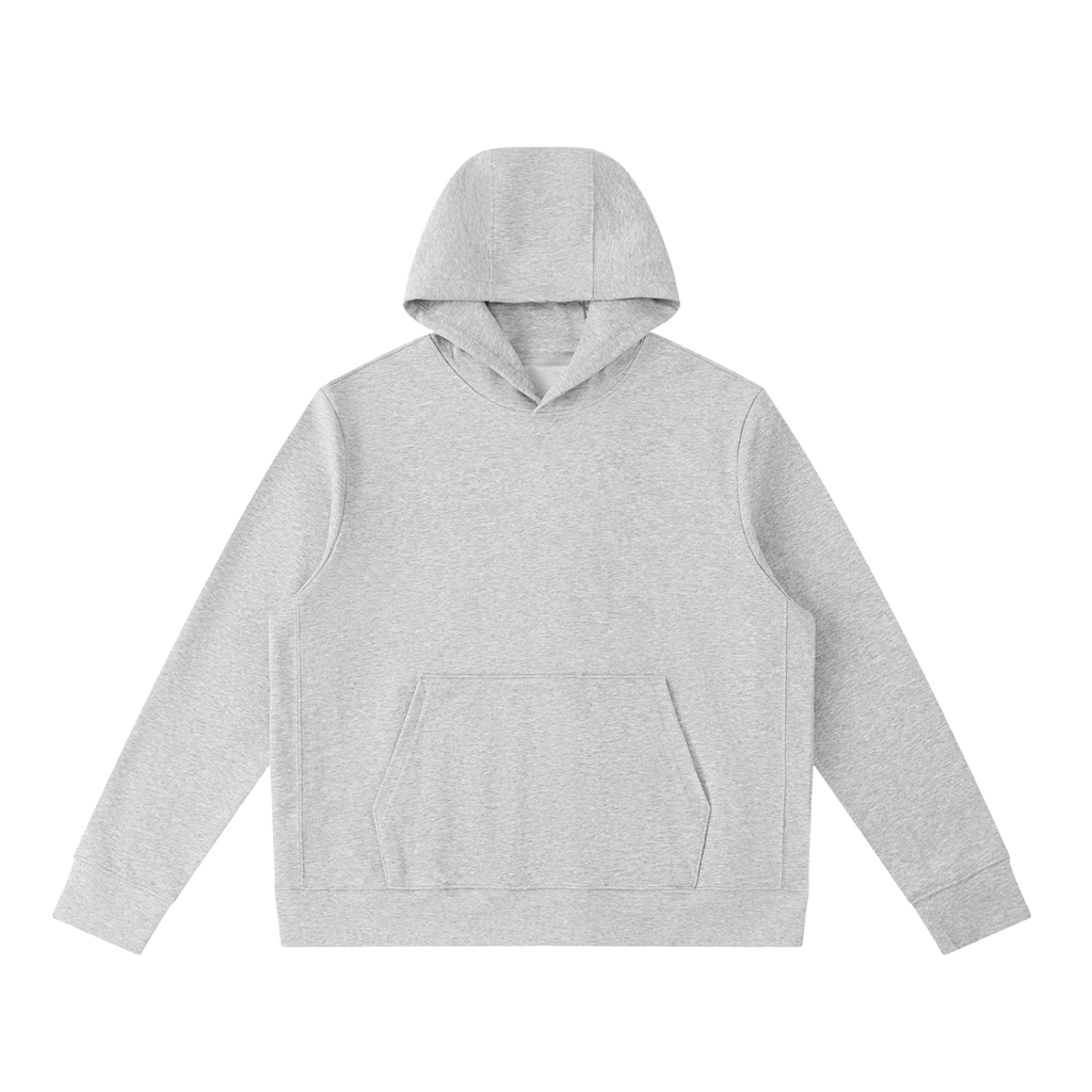 Unisex Pullover Hoodie — Flower Gray, front view