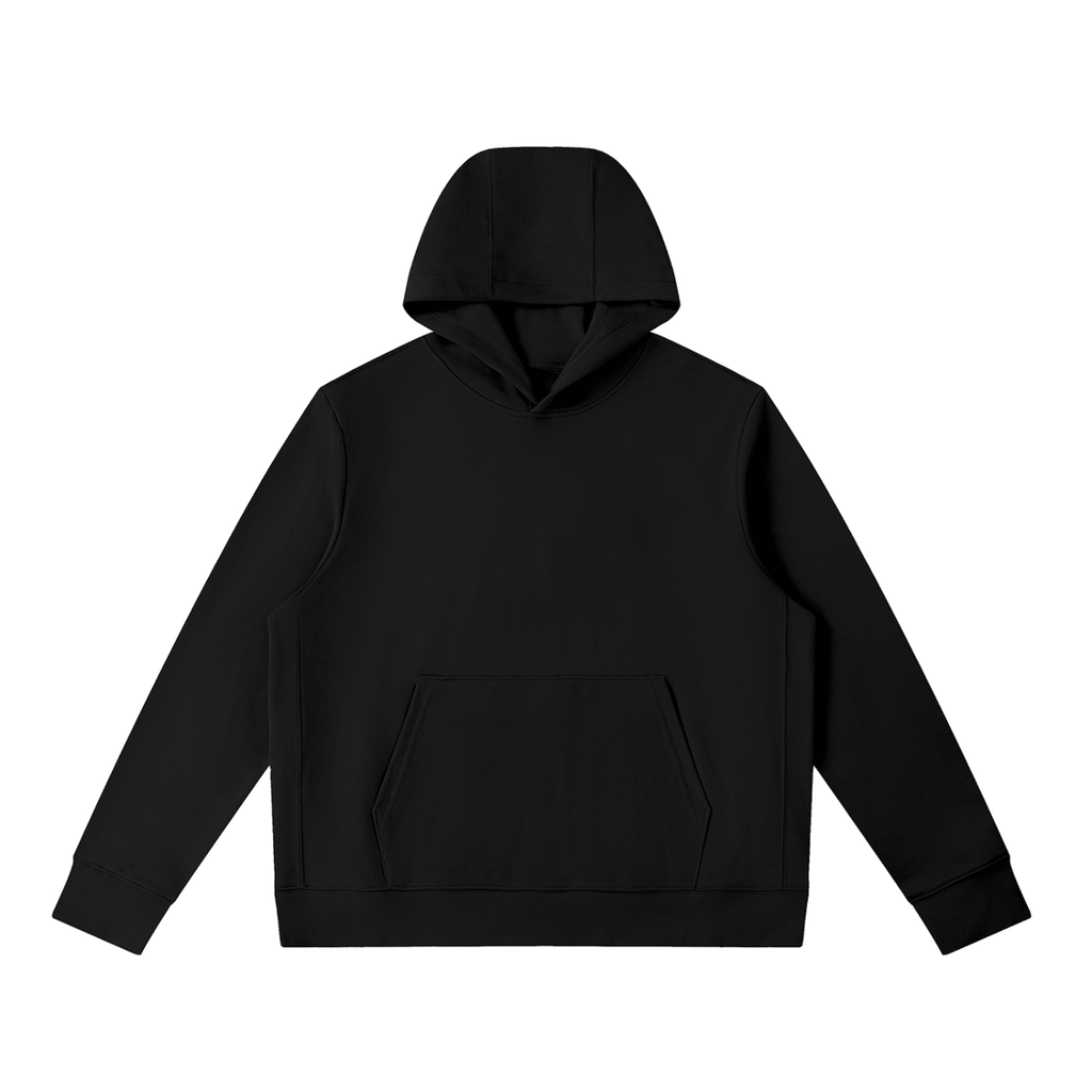 Unisex Pullover Hoodie — Black, front view