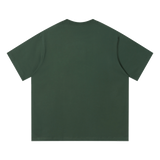 MIROLYUB Unisex Quick-Dry Relaxed Fit T-Shirt undefined in Dark Green, back view
