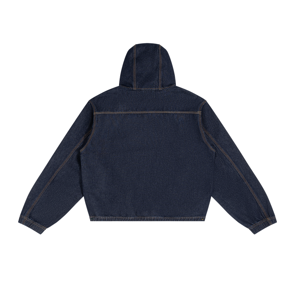 MIROLYUB Outcrop — Jeans Blue, back view